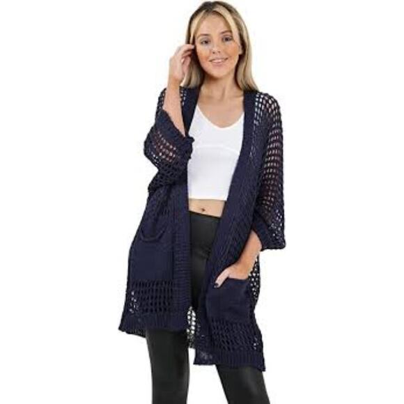 Star Dolman Cardigan Sweater - Picture 1 of 4